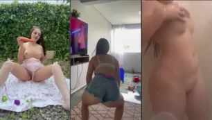 Vídeos da Adria Marcela sem roupa e fazendo uma dança privada