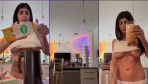 Mia Khalifa causou rebuliço com vídeo vazado usando Crop Top mostrando parte das teta