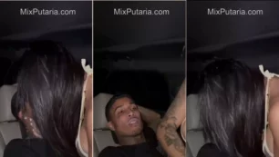 Bia Miranda fudendo gostoso no carro em um vídeo pornô rápido