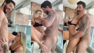 Garota loira de Santos fudendo gostoso e se abrindo para o amigo