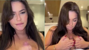 Dayerlly Rodrigues se remexendo, dançando e aproveitando a vibe