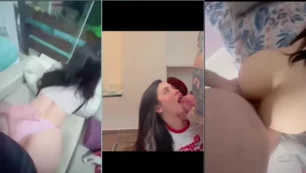 Dhay Cavalcanti, a novinha, se jogando de quatro e saboreando de um jeito irresistível