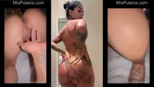 Vídeo da Mc Mirella nua e se divertindo na cama