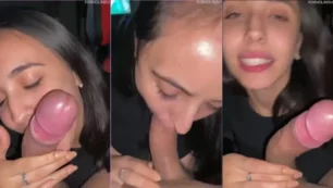 Boquetinho da namorada gata e ousada!