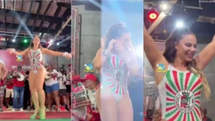 Paolla Oliveira apareceu vazada de um jeito irresistível no carnaval!
