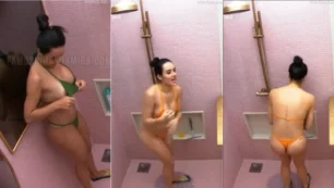 A Jordana deu uma vacilada e acabou mostrando o peitinho enquanto estava sem roupa no BBB 26