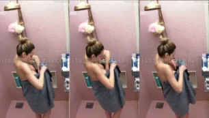 Ana Paula do BBB 26, enquanto estava tomando banho, acabou mostrando as teta