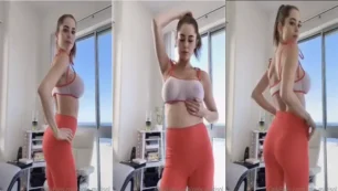 Marisol Yotta esbanjando charme com um sutiã transparente!
