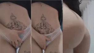Priscila Kimura em vídeo com calcinha grandona e cheia de atitude!