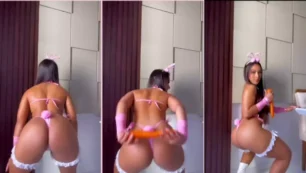 Vídeos da Tamy Silva toda gostosa de biquíni rosa!