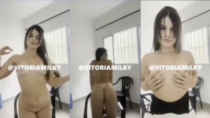 Dá só uma olhadinha na Vitória Milky sem roupa!