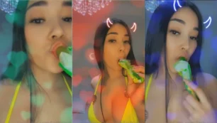 Lachainis, uma delícia de mulher, cheia de curvas e curtindo seu vibrador poderoso!