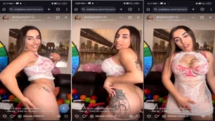 Lama Milechera, toda tatuada e sem roupa, se divertindo e se tocando de um jeito bem gostoso