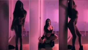 Rainha Perfeita Hot Wife se desfazendo da calcinha